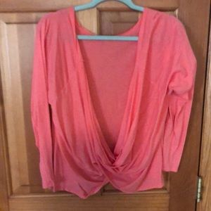 Fabletics criss cross cotton shirt